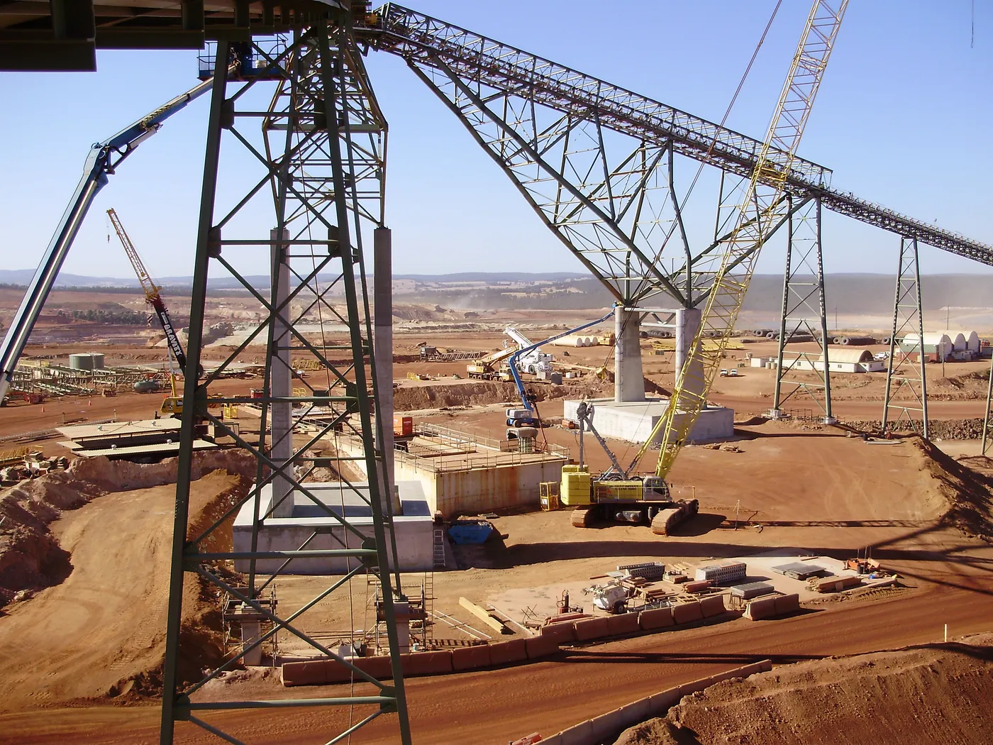 Boddington Gold Mine Conveyor Piles