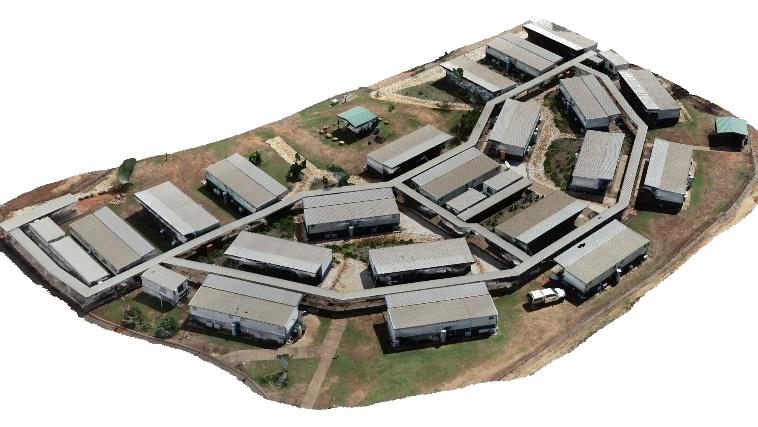 Modern modular donga accommodation with ensuite rooms and integrated design